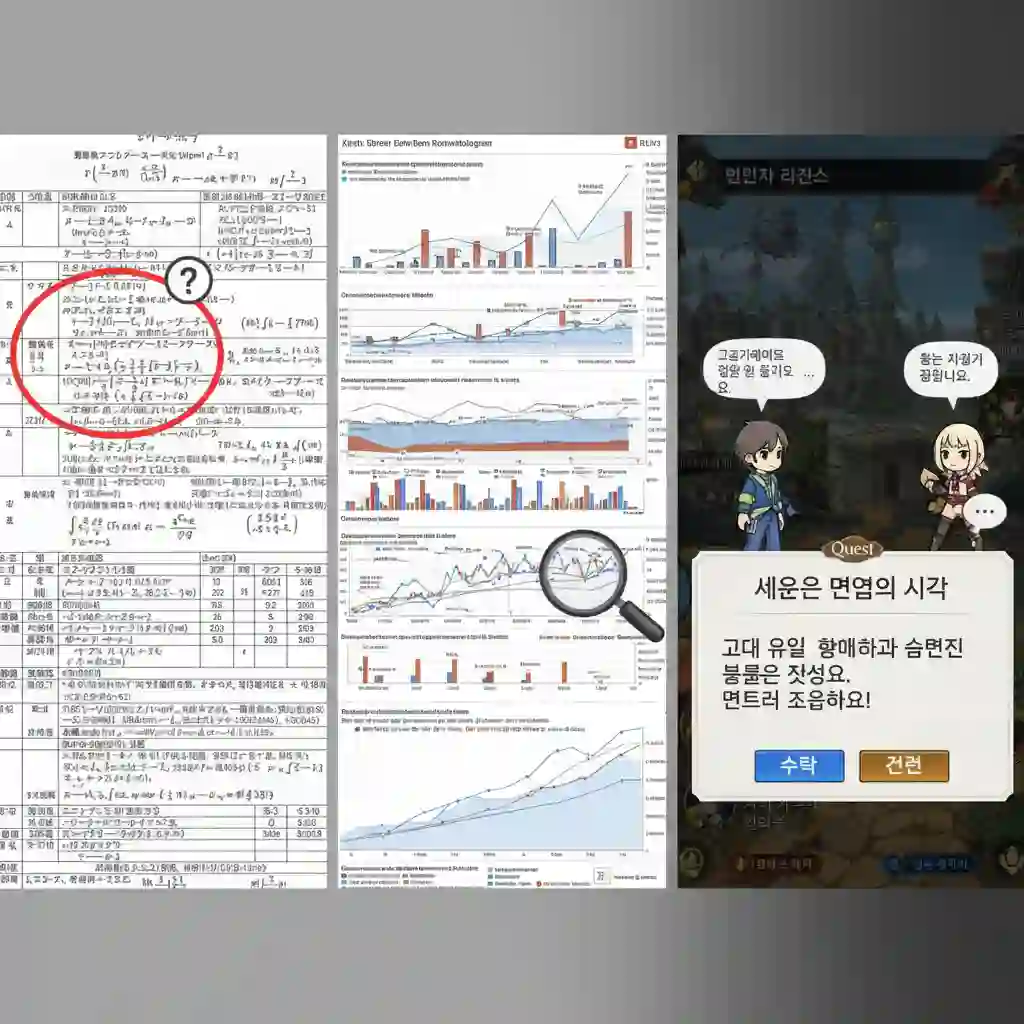 Complex screenshot translation scenarios handled by the sider ai image translator, including multi-column PDFs, charts with annotations, and game text, preserving layout while delivering accurate, fast results.