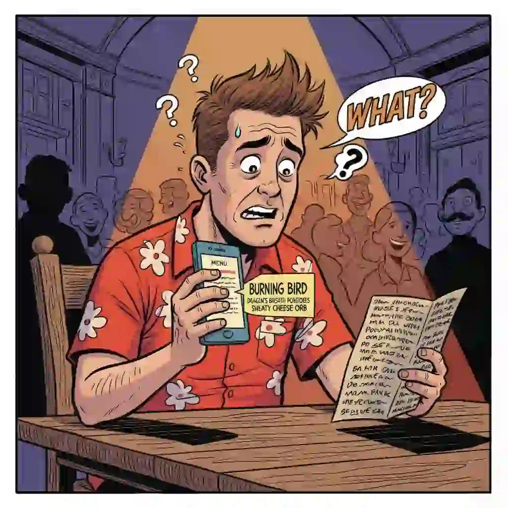 A traveler struggles to read a foreign restaurant menu and urgently needs the best image translator to capture, recognize, and accurately convert text, preserving layout while delivering clear English translations for confident ordering and communication.