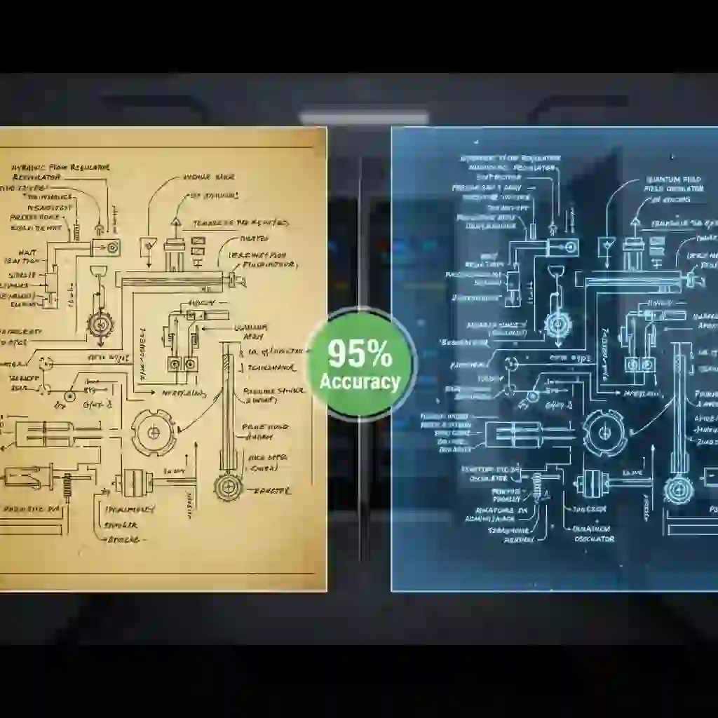 A bar chart compares multiple tools to identify the best image translator for technical terminology, measuring semantic accuracy, OCR recognition, and consistency across complex layouts, tables, fonts, and specialized domain vocabulary.