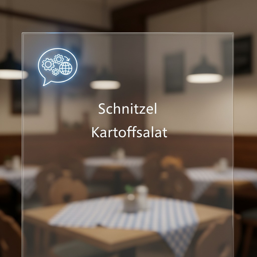 Before — original image containing source-language text before processing with our ai image translator.