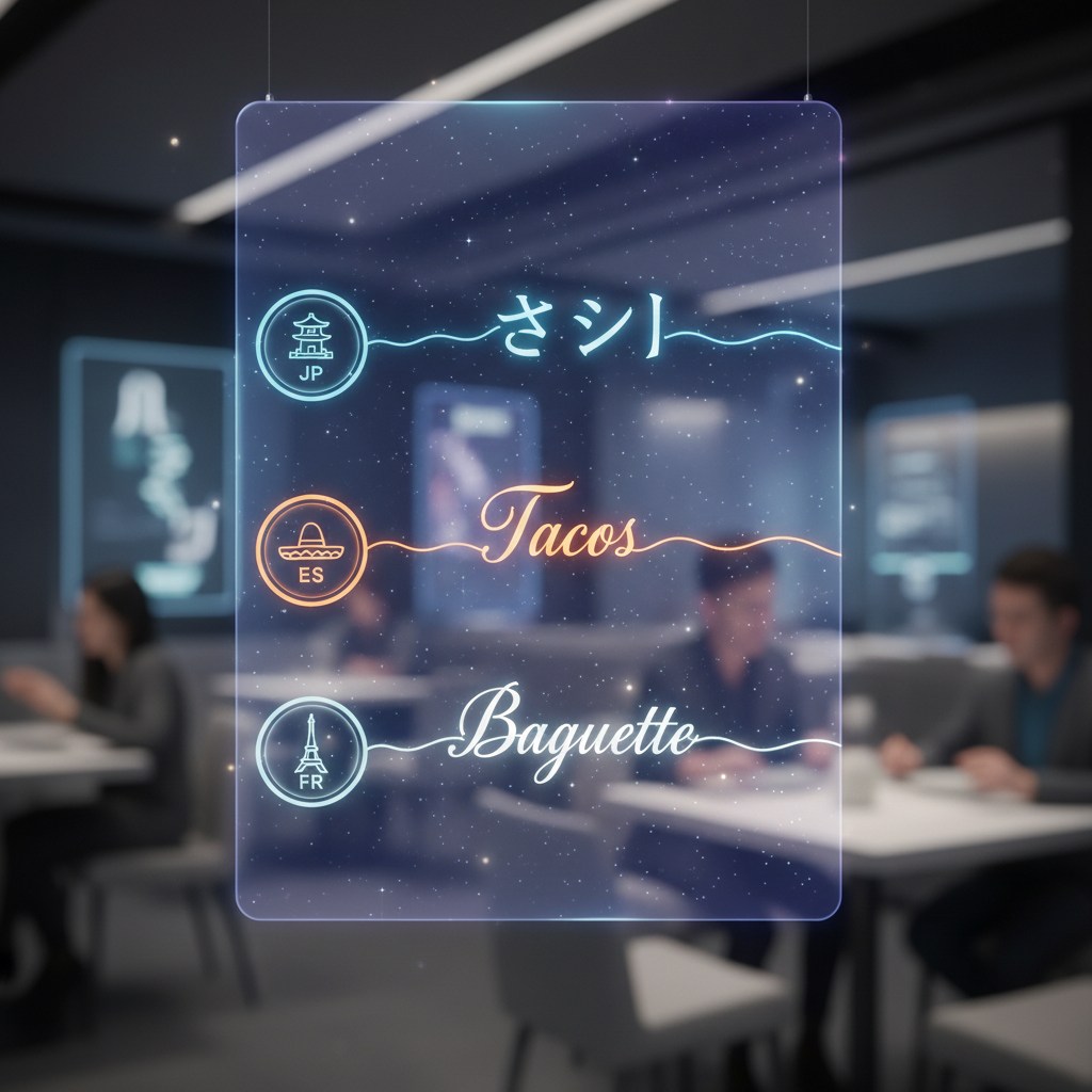 Before — original image containing source-language text before processing with our ai image translator.