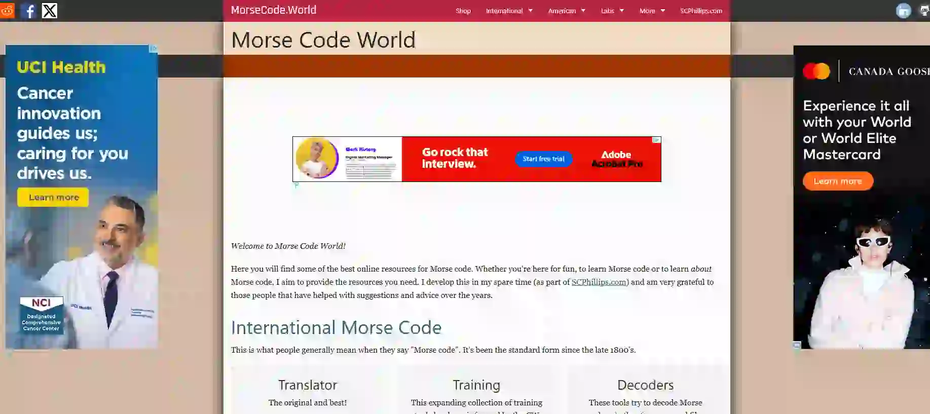 Classic MorseCode.World interface demonstrating a stable image morse code translator experience with authoritative international Morse support and straightforward design for reliable picture decoding.