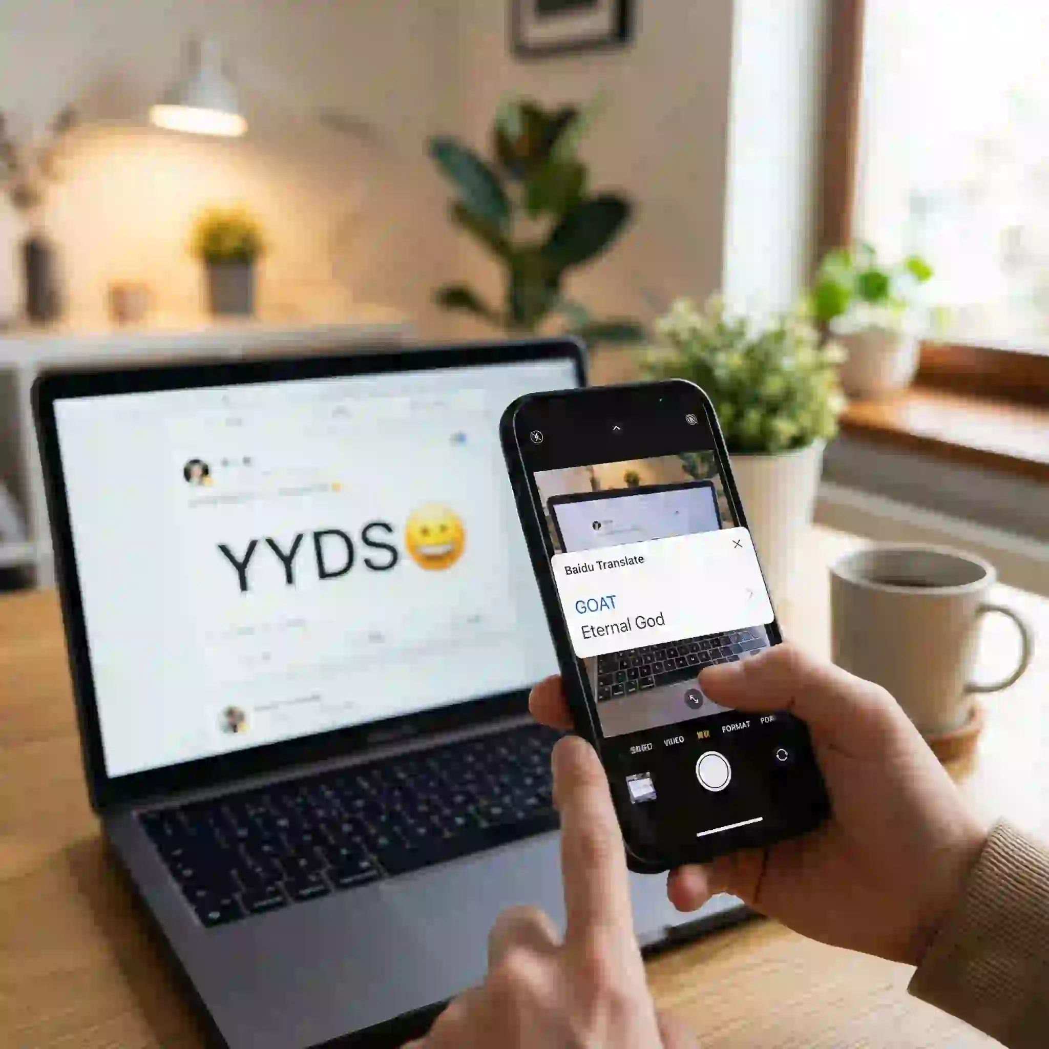 Baidu Translate interface demonstrating a chinese image translator optimized for China, accurately handling internet slang, idioms, and cultural references with dedicated menu and object modes for practical everyday translation tasks.