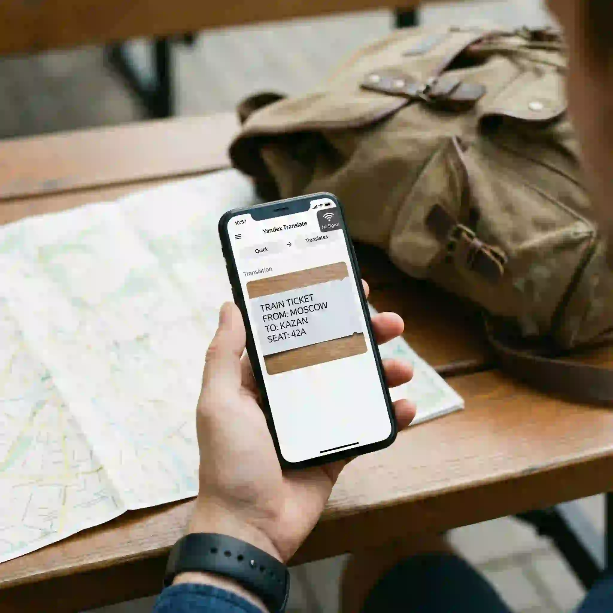 Clean Yandex Translate interface functioning as a chinese image translator, offering fast performance, robust offline packs, straightforward photo translation, and reliable recognition for turning pictures with Chinese text into readable English.