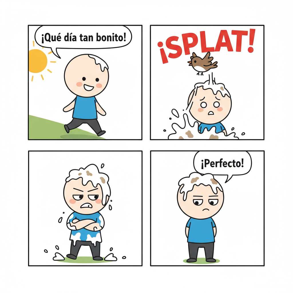 Before — original image with source-language text before mage translate processing.